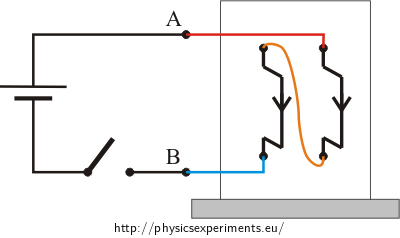 Fig. 2: Circuit diagram - current flows in the same direction